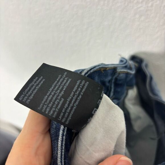 Risen Jeans High Waisted Distressed Straight Leg Jeans Women's Size 27 - Picture 8 of 8